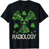 Radiology Xray Tech Shamrock St Patrick Day Radiologist Cotton Men T Shirt
