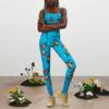 adidas Ivy Park Printed Tights Crystal AOP/Shock Cyan HM5580