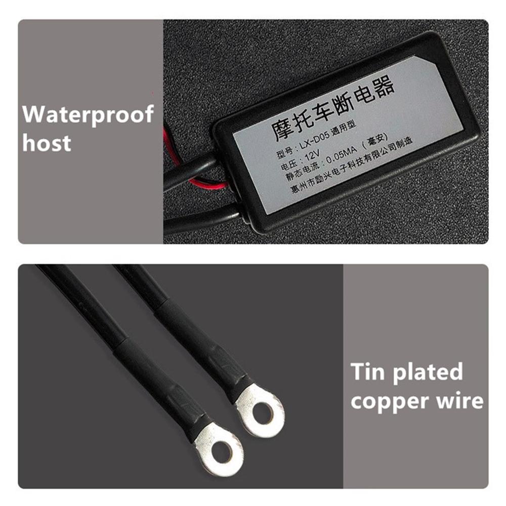 8V-16V Motorcycle Battery Disconnect Cut Off Isolator Master Switches Universal