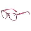Casual Fashionable Printed Reading Glasses Ultra-light Spring Legs Comfortable and Sturdy Anti-blue Light Glasses 0 To +4.0
