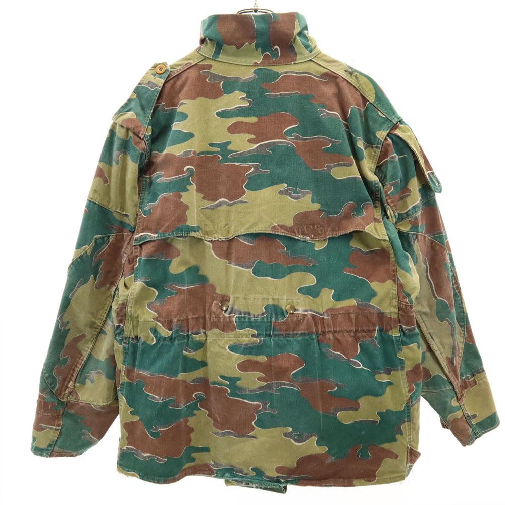 Belgium Army 50s Vintage Denison Smog Camouflage Pattern Denison Smock Jacket Men's Used
