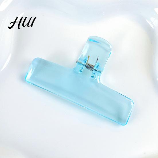 Acrylic Binder Clip 2Pcs Clear Clips with Strong Grip Colorful Paper for Small Office School Home Reusable Organizing Documents Photos Crafts