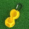 Golf Ball and Accessories Organiser Bag Waterproof Silicone Golf Ball Holder With Carabiner Clip For Outdoor Sports