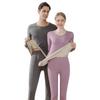 Womens Warm Thermal Underwear Set Soft Cashmere Silk Blend Fleece-Lined Long Sleeve Top Pants Cold Weather