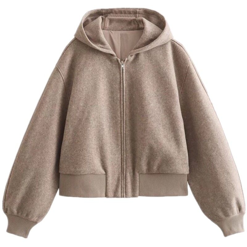 

Модная ветровка Зима Новое поступление Женская Легче всего сочетать Стройнящая Мягкая короткая куртка-пилот Верхняя одежда 1014846 731 Khaki L