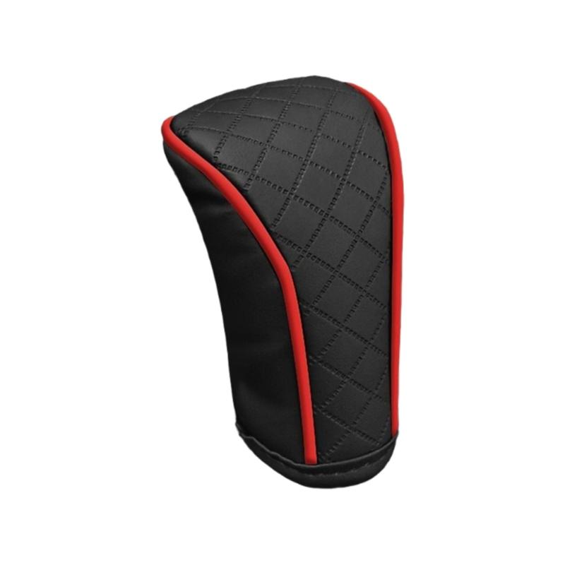 Car Gear Shifts Knob Protector Waterproof Not Slip PU Leather Cover Universal Designs Automotive Shifts Knob Cover 120mm