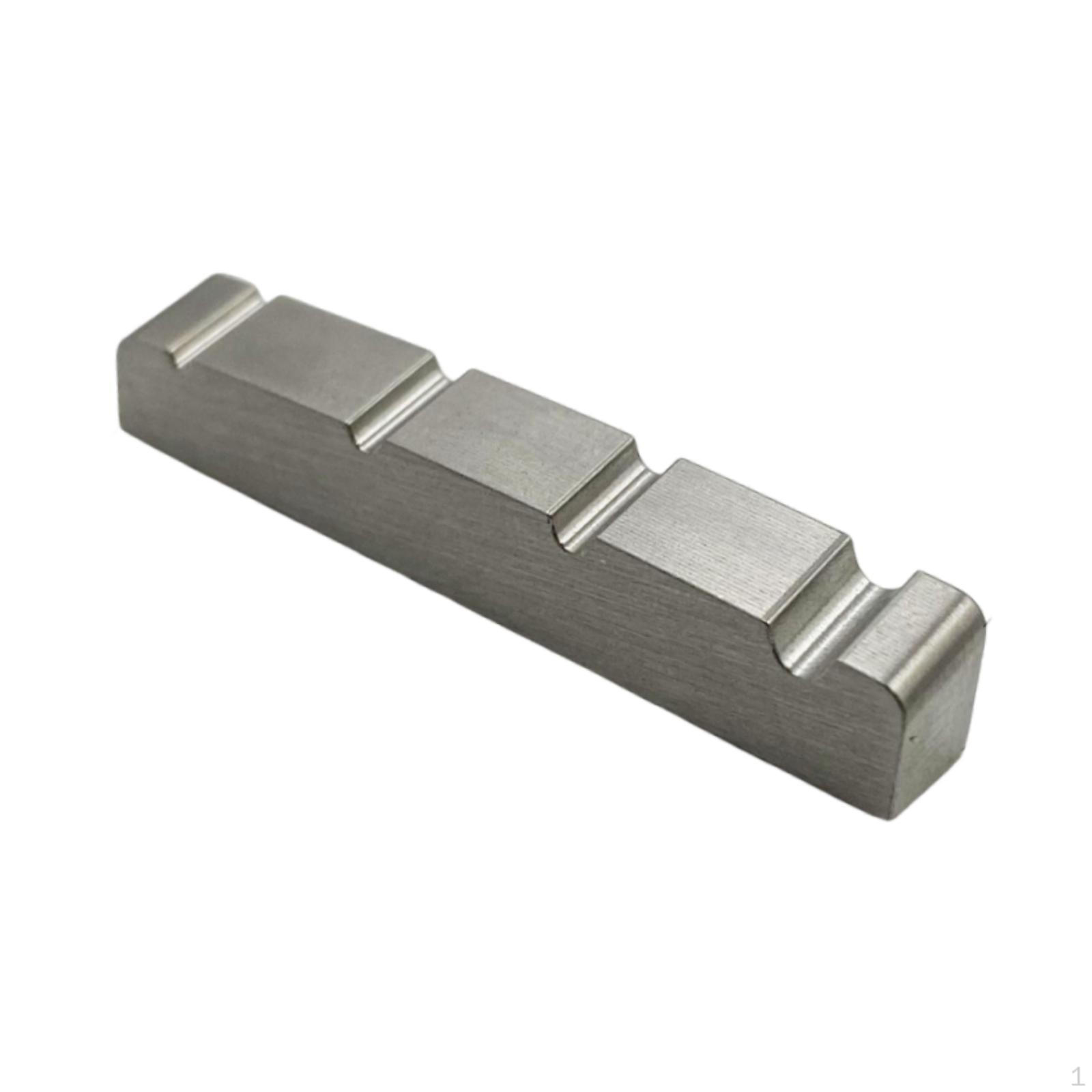 

Порожек для бас-гитары Детали Титановый сплав Плоское дно Аксессуар Замена Инструменты Precision 42x5.8x7.8mm