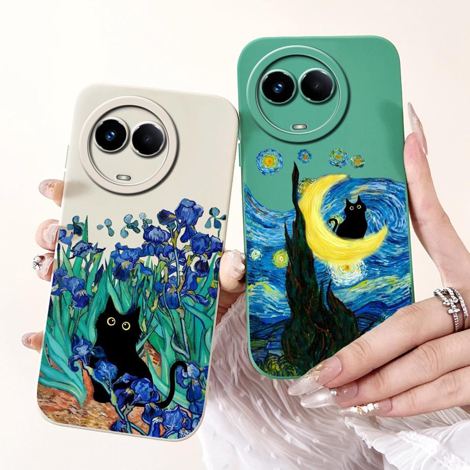 For Realme 11 5G Case RMX3780 Stylish Candy Painted Cover Shockproof Phone Case For Realme 11X Realme11 5G Soft TPU Fundas Coque