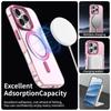 Luxury Magnetic Frosted Military Protection Case For iPhone16E 15 14 13 12 11 16Pro Max Plus For Magsafe Camera Frame Hard Cover
