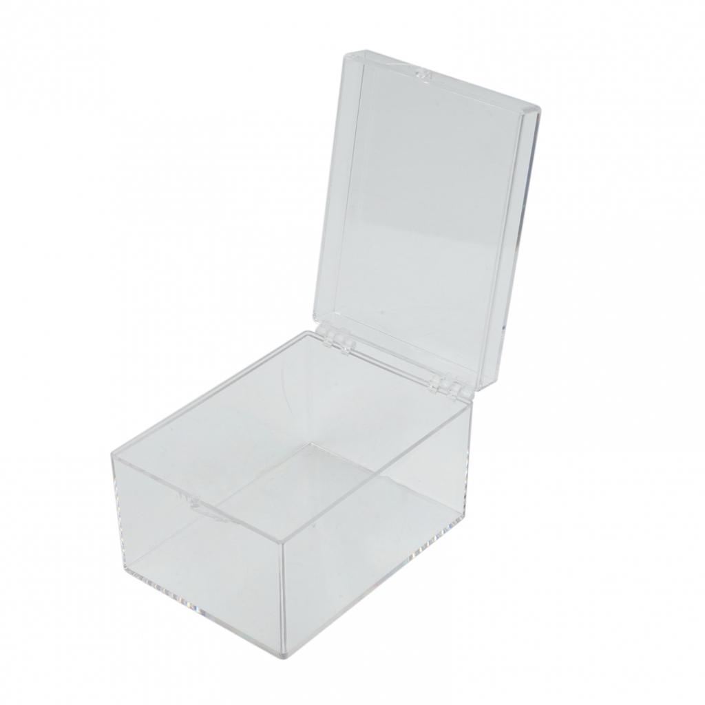 Rectangular Clear Display Box for Insect Specimen Showcase and Jewelry Storage