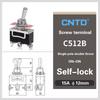 CNTD C5 Toggle Switch Self-locking 15A 250VAC Single Pole Double Pole Switch With Rainproof-cap Switches4
