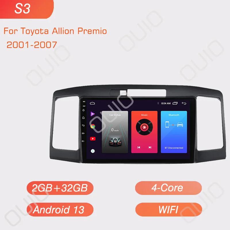 

Android 13 радио для Toyota Allion Toyota Premio T240 2001-2007 Автомобильный стерео Мультимедиа Видео Плеер Carplay Авто GPS Navi 2din
