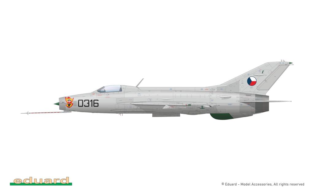 Eduard 1/48 Limited Edition MiG-21F-13 Czechoslovak Air Force Plastic Model Kit EDU11190 (Airplane)