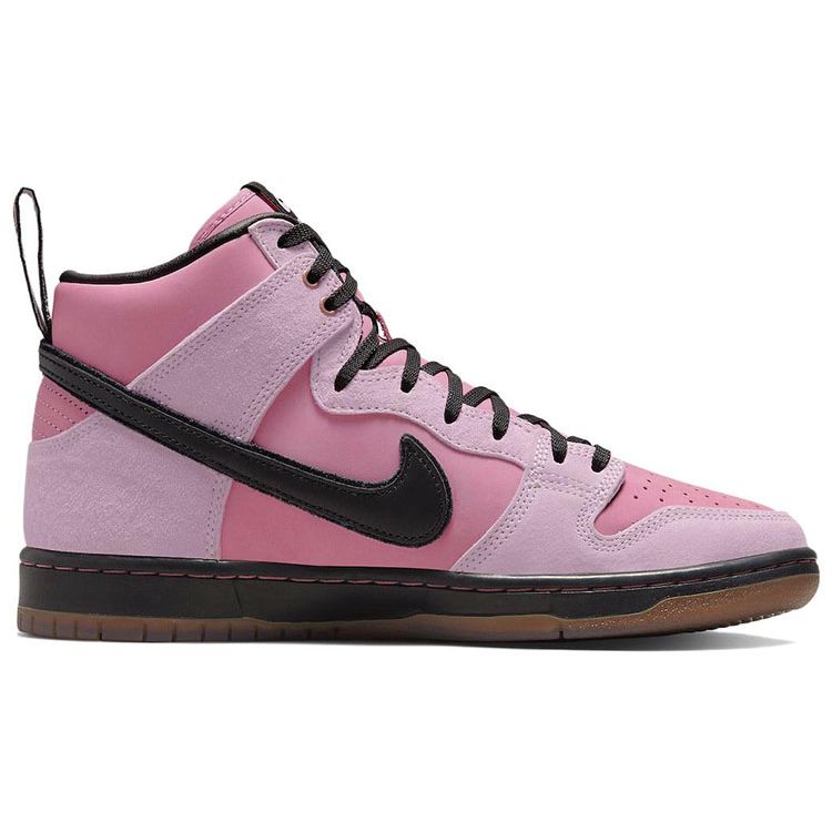 KCDC x Nike Dunk High SB 20th Anniversary Unisex Sneakers Pink Elemental-Pink Black DH7742-600