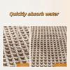 1pc 43x61cm Bathroom floor mat, non slip mat at the entrance of the bathroom, bedroom entrance mat, household water absorbent