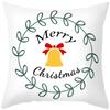 New Christmas Pillow Case Printed Peach Skin Living Room Bedroom Sofa Cushion Home Pillow Case