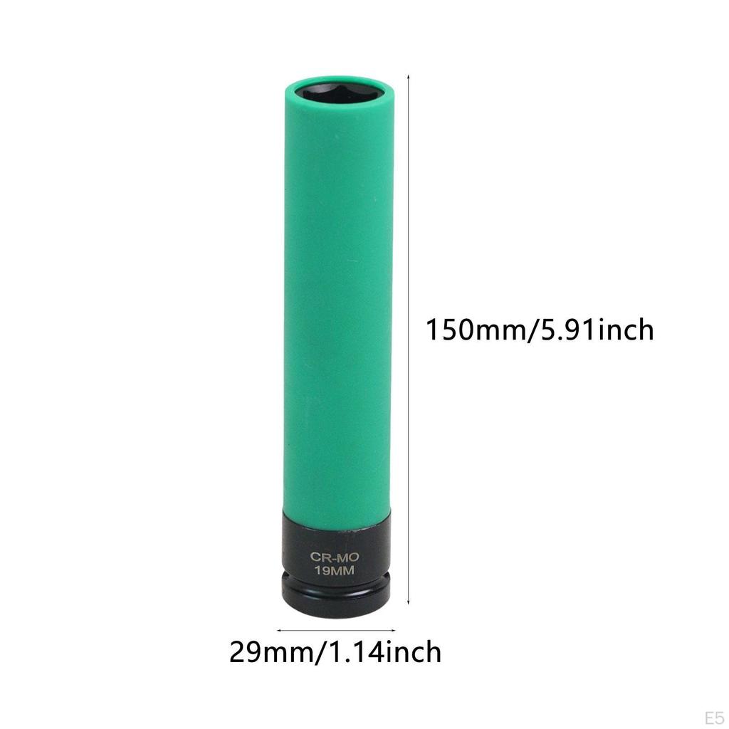 Wheel Protector Impact Sockets 1/2 Inch Drive Accessories Professional Easy To Use 6 Point