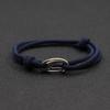 Nový nastavitelný 3mm náramek na tenké šňůře Homme Dvouvrstvý ručně vyrobený náramek z tkaného provazu Pulseras Hombre Legend Braslet Men Joias