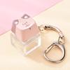 Portable Cute Animal Glowing Fidget Keyring Mechanical Keyboard Pendant Stress Relief Toy for Autism Kids