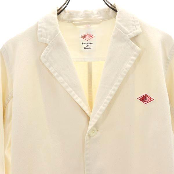 Danton made in Japan cotton tailored jacket 36 Ivory system Men's Used