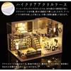 Gentile Dollhouse Miniature DIY Kit 1/24 Scale Two-Story Modern Model Room with LED Light and Acrylic Case