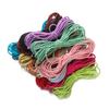 2-5Meters/Lot Round Elastics Rope 2mm 2.5mm Multicolor Nylon Elastic Rubber Bands for DIY Bracelet Necklace Jewelry Accessories