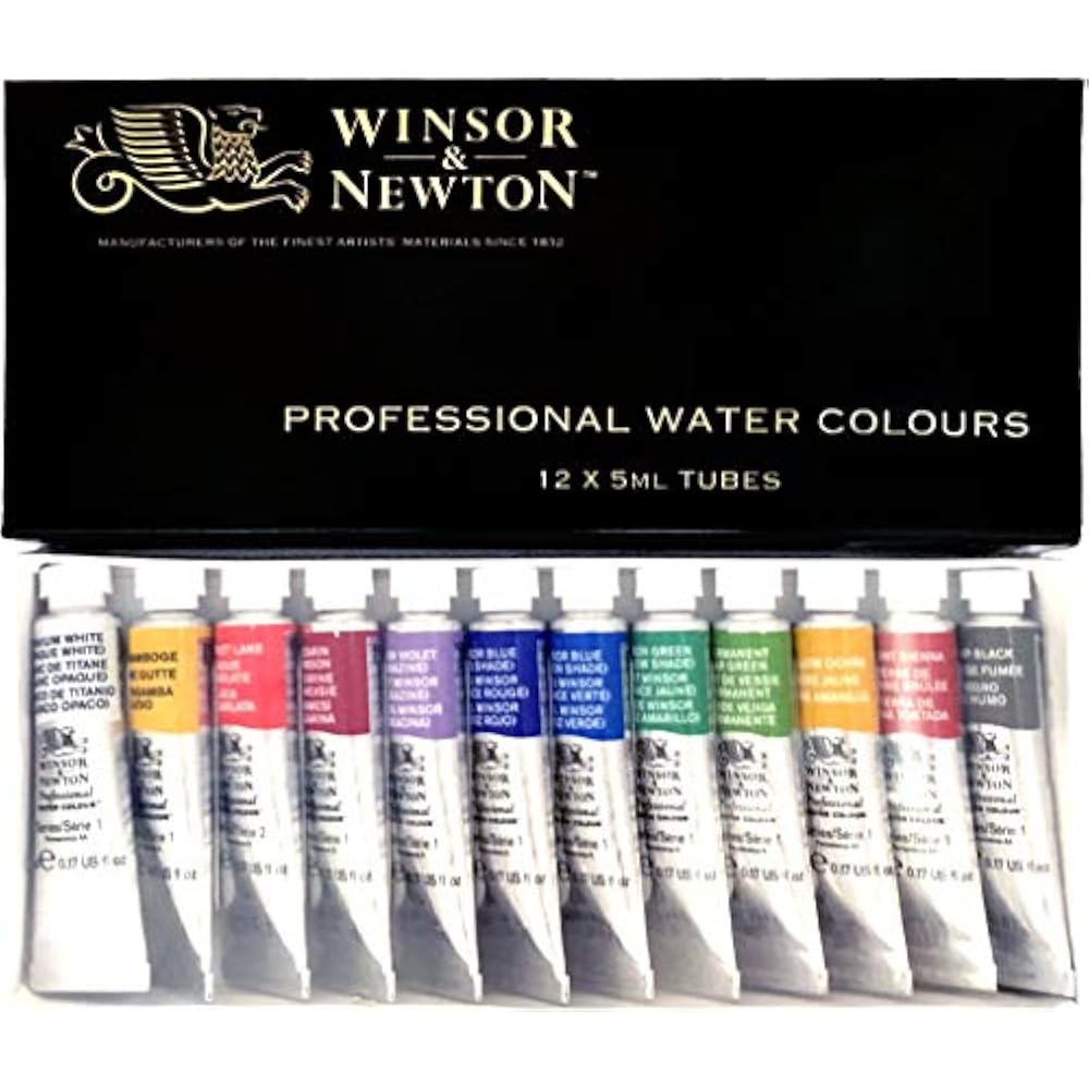 Winsor & Newton Professional Watercolor Watercolor 12 Color Set 5ml 18809812