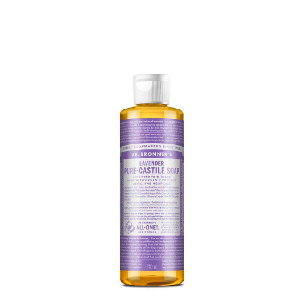 Dr.bronner S [Средство для умывания лица и тела] Лаванда Чистое кастильское мыло 240 мл 240 ml lavender