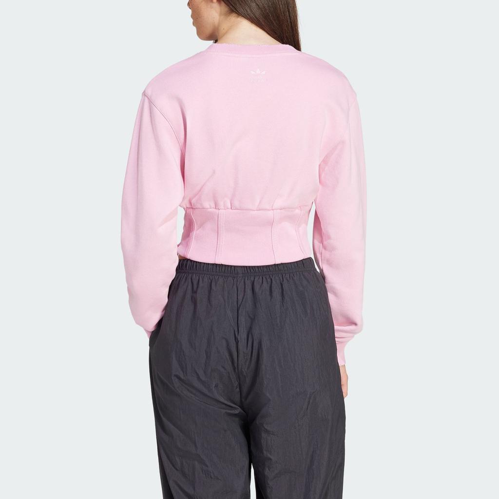 Adidas Originals Crew Sweatshirt Women Tops Pink IY9030