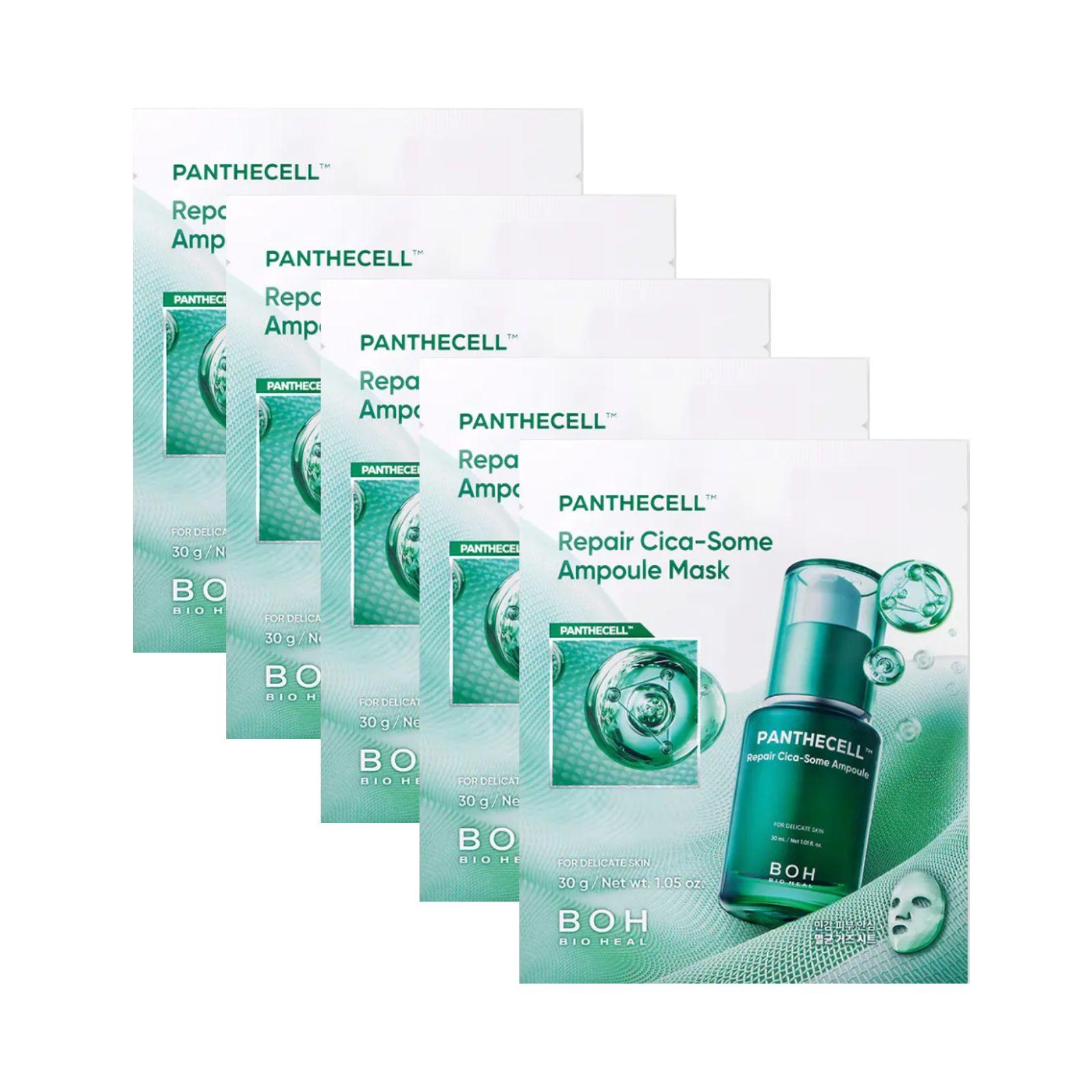 BIOHEAL BOH PANTHECELL™ Repair Cica-Some Ampoule Mask 5PBIOHEAL BOH PANTHECELL™ Repair Cica-Some Ampoule Mask 5P 1ea
