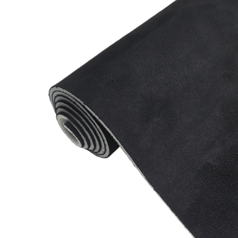 50cm*140cm Culoare Neagră Piele de Căprioară Compozit Spumă Materiale pentru Modificări Interioare Plafon Auto pentru Decor Mobilă DIY Reparare
