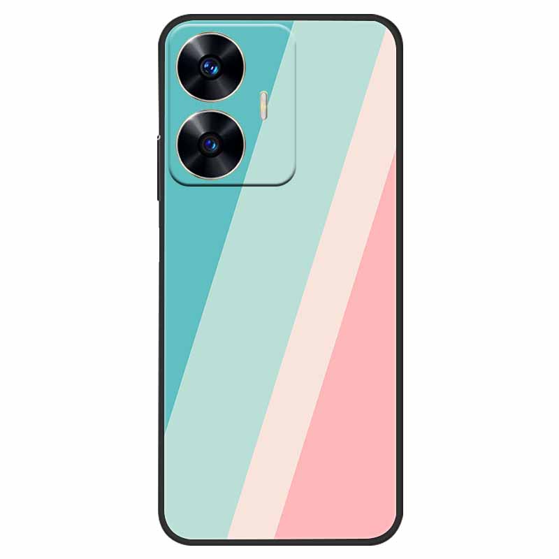 Phone Cover For Realme C55 Case Black Silicone Fundas For Realme C55 RMX3710 TPU Soft Back Coque Star Painted on RealmeC55 C 55