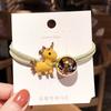 Korea New Metal Hair Scrunchies Hair Bands Ponytail Holder Rubber Band for Women Hair Ties Hair Rope Headband Hair Accessories