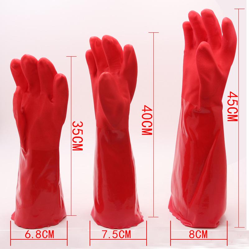 Hoo Bang Men's Winter Plush-Lined Waterproof Cleaning Gloves for Dishwashing and Household Chores