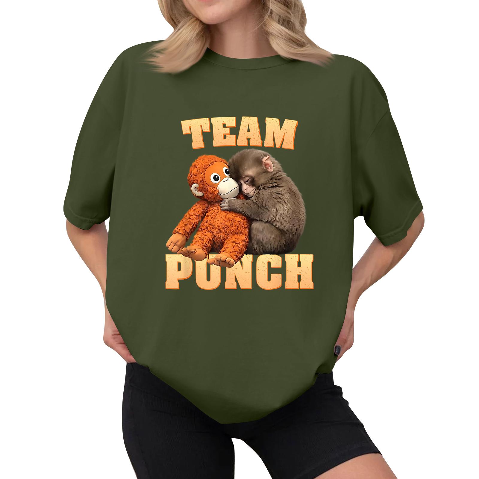 

Женская повседневная футболка с принтом, пуловер с круглым вырезом, топ с короткими рукавами L