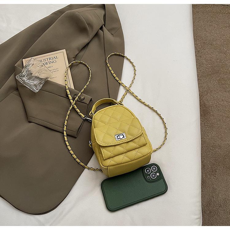 

Mini fashion high sense versatile small bag backpack simple 2025 spring and summer new texture shoulder bag casual