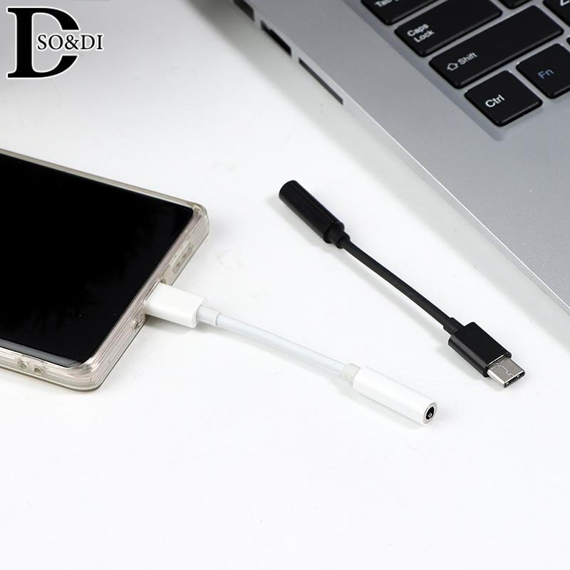 Type C To 3.5mm Earphone Jack AUX USB C Cable Headphones Adapter 3.5 Jack Audio Converter Cable For Huawei P20 Xiaomi Redmi