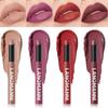 12 colori rossetto opaco matita impermeabile lunga durata antiaderente tazza tinta labbra cosmetico nude rossetto penna trucco trucco