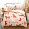 New Jack Russell Terrier Bedding Set Single Twin Full Queen King Size Bed Set Adult Kid Bedroom Duvetcover Sets Anime Bed