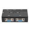 VGA USB KVM Switch 2 Port Manual VGA KVM Switch for 2 PC Sharing 1 Video Monitor Keyboard Mouse Scanner Printer USB