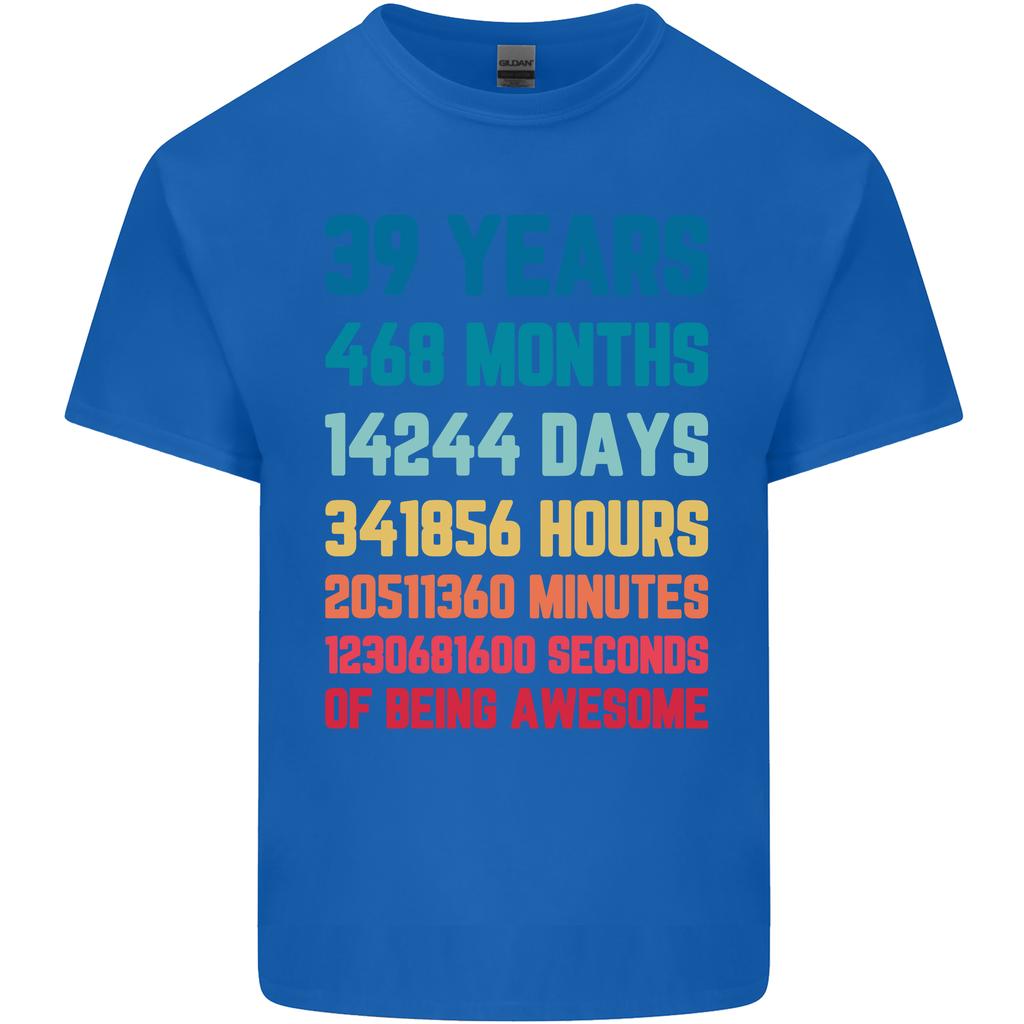 39th Birthday 39 Year Old Unisexs Light Cotton TShirt