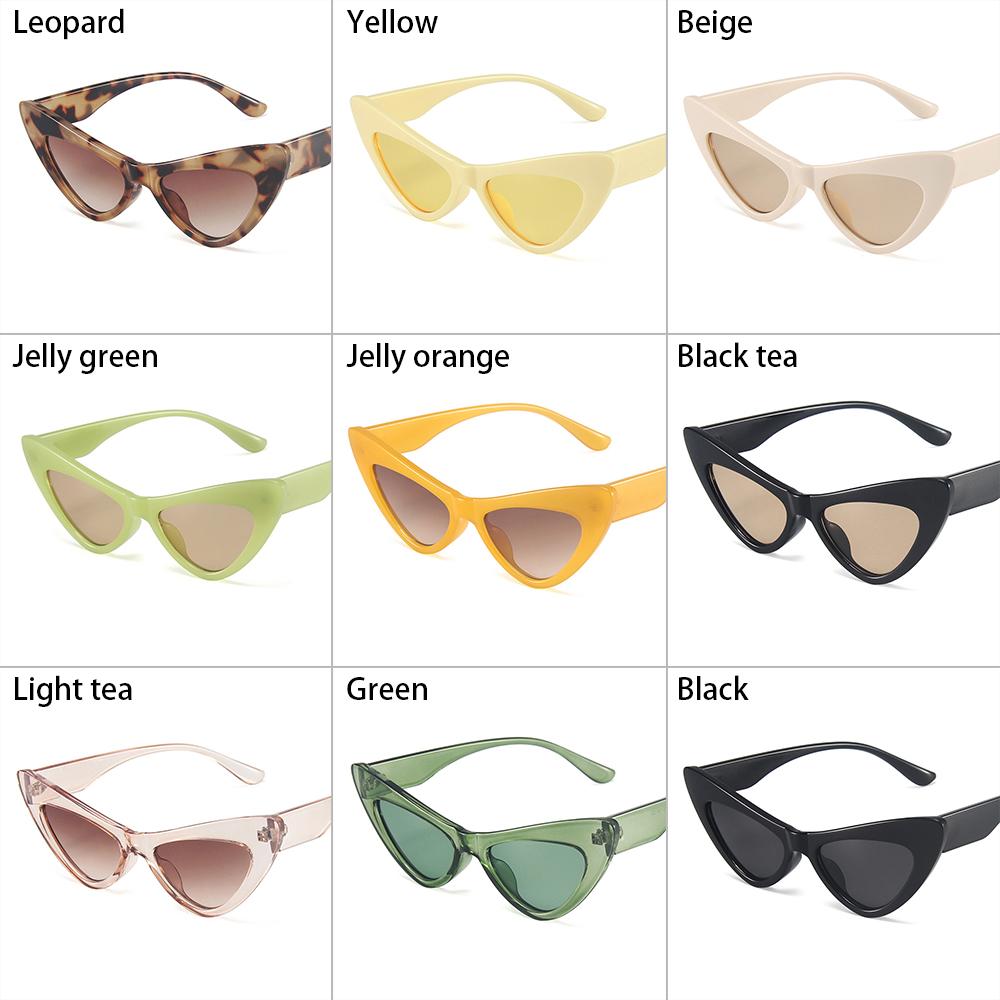 1PC Vintage UV400 Sunglasses Sexy Narrow Small Frame Sun Glasses Brand Designer Eyewear Female Streetwear Shades