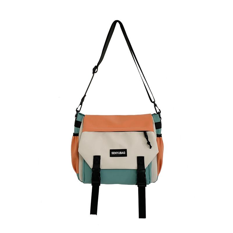 

Fresh and simple multi-color shoulder bag for women, Korean versi, original street style, versatile and simple casual workwear (30cm<Max Length<50cm) оранжевый
