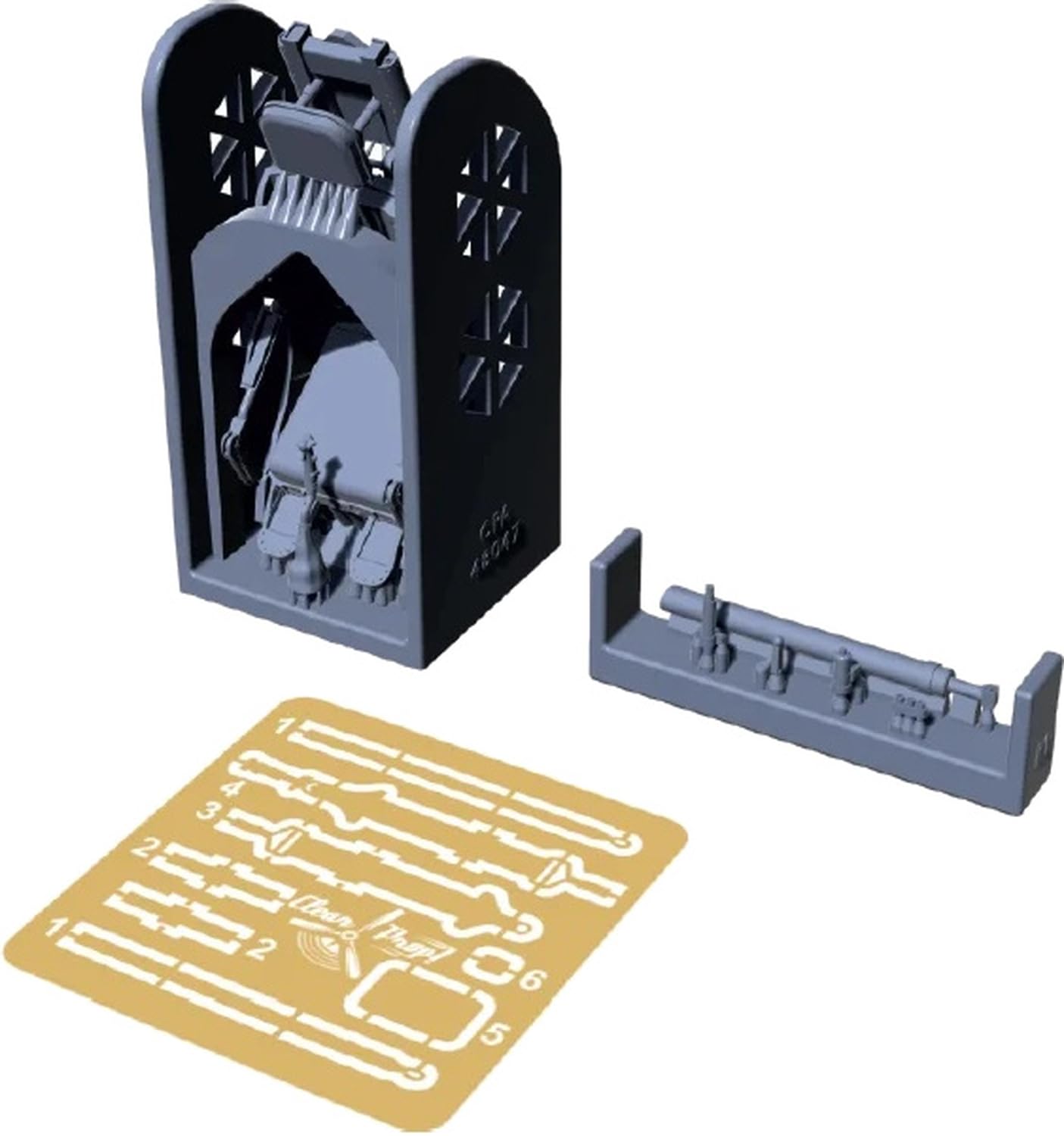 

Clear North American Sabre Early Model Ejection Seat Clear Plastic Model Parts CPUA48047 Prop! 1/48 F-86A (for Prop) (Airplane)