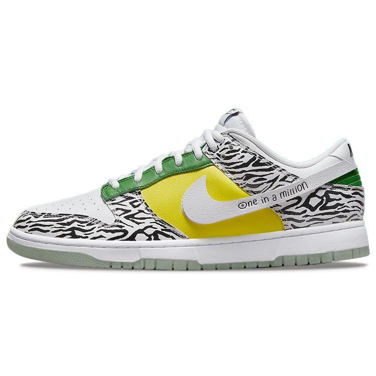 

Кроссовки унисекс Nike Dunk Low Doernbecher 2022 Белый Черный Зелено-Яблоко DR7305-100 35.5