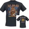 2026 Adrenalize Leopard Def Leppard T-Shirt Men Women Metal Rock Band Graphic Tee 100% Cotton Summer Streetwear Top