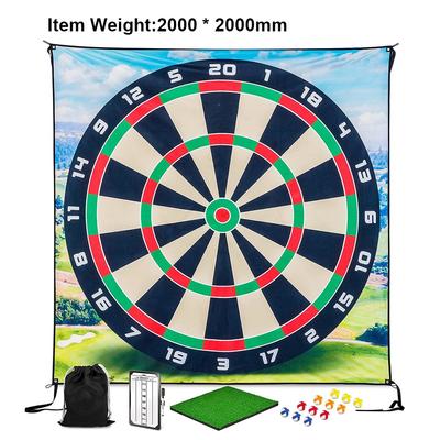 Golfs Chipping Game with Sticky Balls and Darts Chipping Golfs & Dart Practice Mats Indoors