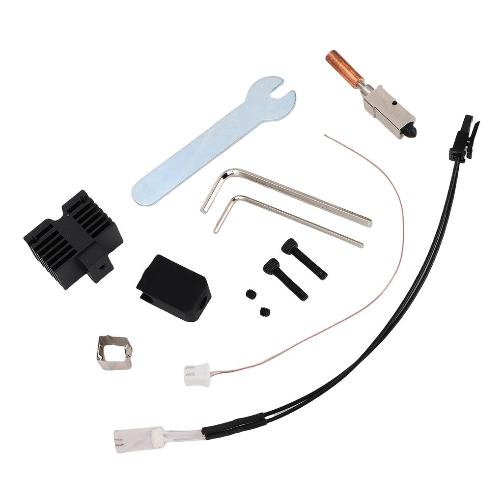 Zestaw Hotendu Zamienny dla Drukarki 3D QIDI X Plus 3 X Maximum3 X Smart 3 Dysza 0,4mm ze Stali Hartowanej Części Gorącego Końca
