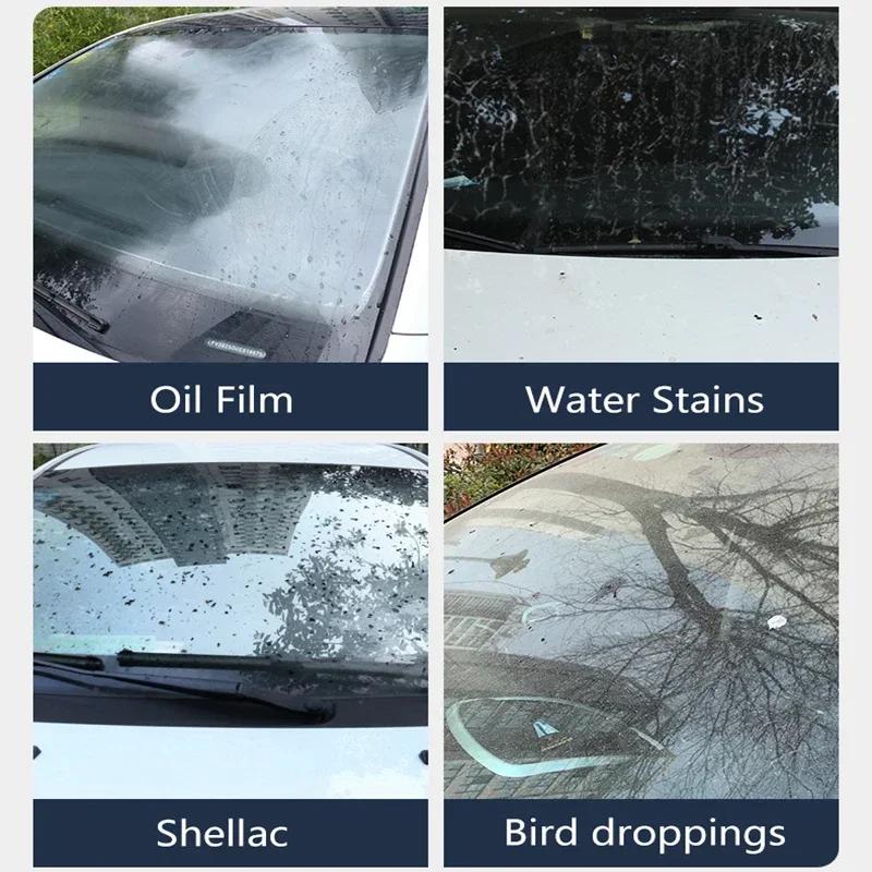 YC19  Car Glass Oil Film Wipe, Front Windshield Side Window, Oil Removal, Dirt Removal, Coating, Crystal Plating, Strong Cle