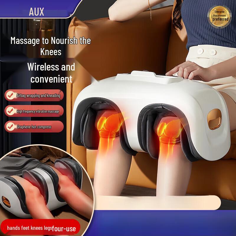 AUX Smart Foot and Leg Massager with Heat Therapy